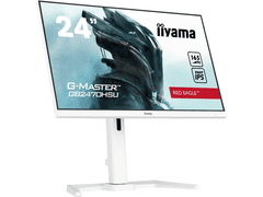 iiyama G-Master Red Eagle gaming monitor GB2470HSU-W5 23,8" bel, nastavljiv po višini, Full HD, 165Hz, 0,8ms, FreeSync, HDMI, Display Port, USB Hub