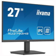 iiyama Monitor ProLite XU2793HS-B6, 3-stranski brez robov, IPS, HDMI, DisplayPort, brez utripanja in reduktor modre svetlobe