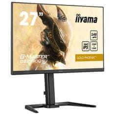 iiyama G-Master Gold Phoenix igralni monitor GB2790QSU-B5 27", 2560 x 1440, 1 ms, FreeSync Premium, Display Port, 240 Hz osveževalna frekvenca, nastavljiva višina