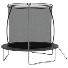 Vidaxl Trampolin komplet okrogel 244x55 cm 100 kg