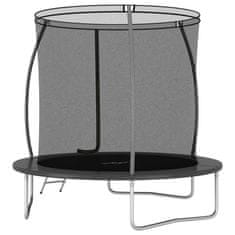 Vidaxl Trampolin komplet okrogel 244x55 cm 100 kg