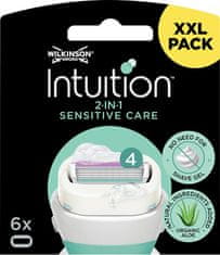 Wilkinson Sword Rezervna glava Intuition Sensitiv e Care 6 kos