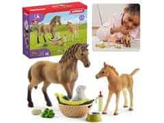 Schleich SLH42432 Schleich Horse Club - Quarter Horse komplet za nego kobile, otroške figurice 5+ 