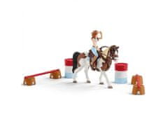 Schleich SLH42441 Schleich Horse Club - Hannah western jahalni komplet, otroške figurice 5+ 