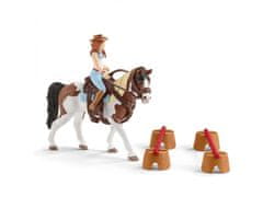 Schleich SLH42441 Schleich Horse Club - Hannah western jahalni komplet, otroške figurice 5+ 