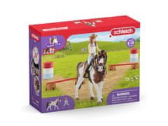 Schleich SLH42441 Schleich Horse Club - Hannah western jahalni komplet, otroške figurice 5+ 