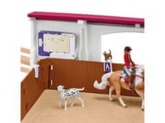 Schleich SLH42639 Schleich Horse Club - Jahalna arena z dodatki 5+ 