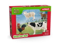 Schleich SLH42729 Schleich Farm World - Komplet štirih kmečkih živali za začetek, otroška figurica 3+ 