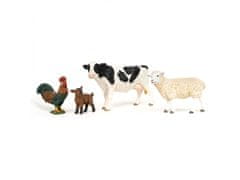 Schleich SLH42729 Schleich Farm World - Komplet štirih kmečkih živali za začetek, otroška figurica 3+ 