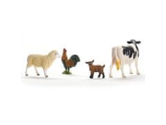 Schleich SLH42729 Schleich Farm World - Komplet štirih kmečkih živali za začetek, otroška figurica 3+ 