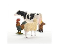 Schleich SLH42729 Schleich Farm World - Komplet štirih kmečkih živali za začetek, otroška figurica 3+ 