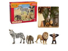 Schleich SLH42721 Schleich Wild Life - Komplet štirih divjih živali za začetek, otroška figurica 3+ 