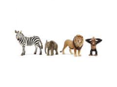 Schleich SLH42721 Schleich Wild Life - Komplet štirih divjih živali za začetek, otroška figurica 3+ 