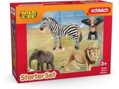 Schleich SLH42721 Schleich Wild Life - Komplet štirih divjih živali za začetek, otroška figurica 3+ 