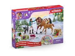 Schleich SLH99092 Schleich Horse Club - Adventni koledar za otroke, komplet figuric 4+ 