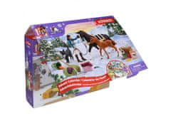 Schleich SLH99092 Schleich Horse Club - Adventni koledar za otroke, komplet figuric 4+ 