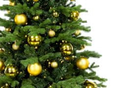 LAALU.cz Komplet božičnih okraskov 85 kosov v luksuzni škatli GOLDEN CHRISTMAS za božično drevo 240-270 cm