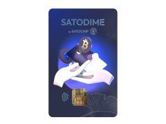 Satochip Satodime pametna kartica za Bitcoin in druge kriptovalute, NFC