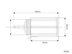 Carmotion 12V vtičnica za vžigalnik cigaret