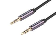 Carmotion Avdio kabel 300 cm, pleten iz TPE, priključek &gt; priključek (AUX 3,5 mm)