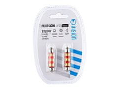 Carmotion VISION Festoon SV8.5 41mm 12/24V 12x 4014 SMD LED žarnica, CANBUS, bela, 2 kosa.