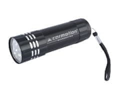 Carmotion Aluminijasta svetilka 9 LED, priložene baterije