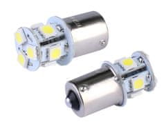 Carmotion VISION P21W BA15s 24V 8x 5050 SMD LED žarnica, bela, 2 kosa.