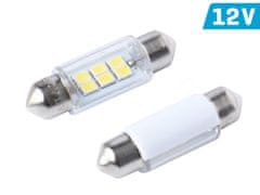 Carmotion VISION Festoon SV8.5 36mm 12V 6x 2835 SMD LED žarnica, bela, 1 kos.