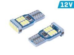 Carmotion VISION W5W (T10) 12V 18x 4014 SMD LED žarnica, nepolarna, CANBUS, bela, 2 kosa.