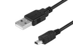 Carmotion Kabel za polnjenje in sinhronizacijo, 120 cm, plastičen, USB &gt; mini USB (ravni)