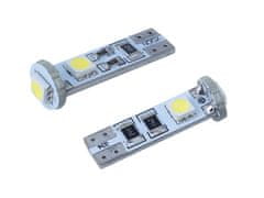 Carmotion VISION W5W (T10) 12V žarnica 3x 5050 SMD LED, CANBUS, bela, 2 kosa.