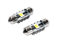 Carmotion VISION Festoon žarnica SV8.5 31 mm 12/24V 2x 3570 SMD LED, CANBUS, bela, 2 kosa.