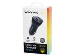 Carmotion Polnilec WAYME 12/24V, 60W 2x USB-C PD PPS