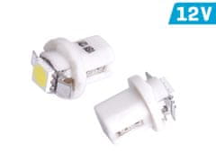 Carmotion VISION T5/R5 BAX B8.5d žarnica 12V 1x 5050 SMD LED, bela, 2 kosa.