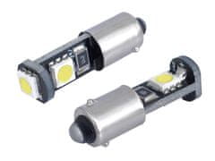 Carmotion VISION T4W BA9s 12V 3x 5050 SMD LED žarnica, CANBUS, bela, 2 kosa.