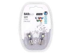 Carmotion VISION T4W BA9s 12V 3x 5050 SMD LED žarnica, CANBUS, bela, 2 kosa.