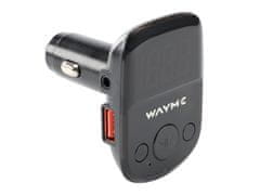 Carmotion WAYME FM oddajnik 12/24V z USB QC3.0 + Auto-ID, voltmeter in HandsFree