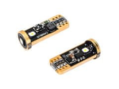 Carmotion VISION W5W (T10) 12/24V žarnica 3x 3838 SMD LED, CANBUS, bela, 2 kosa.