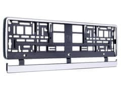 Carmotion Okvir za registrsko tablico s srebrnim robom