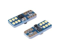 Carmotion VISION W5W (T10) 12/24V 12x 2016 SMD LED žarnica, nepolarna, CANBUS, bela, 2 kosa.