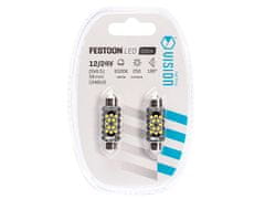 Carmotion VISION Festoon SV8.5 39 mm 12/24V 12x 2016 SMD LED žarnica, CANBUS, bela, 2 kosa.