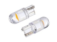 Carmotion VISION WY5W (T10) 12V 1x F10 LED žarnica, steklena, oranžna, 2 kosa.