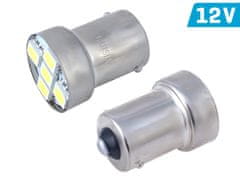 Carmotion VISION R5W/R10W BA15s 12V 5x 5050 SMD LED žarnica, bela, 2 kosa.