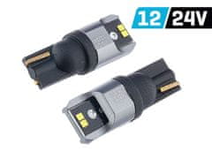 Carmotion VISION W5W (T10) 12/24V žarnica 4x 1616 SMD LED, CANBUS, bela, 2 kosa.