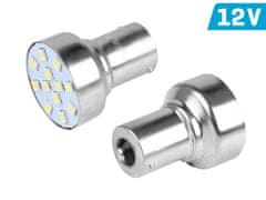 Carmotion VISION P21W BA15s 12V 12x 2835 SMD LED žarnica, bela, 1 kos.