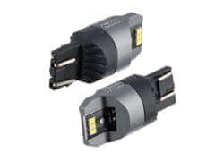 Carmotion VISION W21/5W (T20q) 12/24V žarnica 6x 3020 SMD LED, nepolarna, CANBUS, bela, 2 kosa.