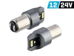 Carmotion VISION P21/5W BAY15d 12/24V žarnica 6x 3020 SMD LED, nepolarna, CANBUS, bela, 2 kosa.