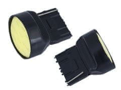 Carmotion VISION W21W (T20d) 12V 1x COB LED žarnica, CANBUS, bela, 2 kosa.