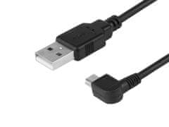 Carmotion Kabel za polnjenje in sinhronizacijo, 120 cm, plastičen, USB &gt; mini USB (kotni, desni)