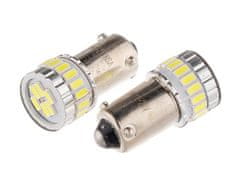 Carmotion VISION H21W BAY9s 12/24V 18x SMD LED žarnica, nepolarna, CANBUS, bela, 2 kosa.